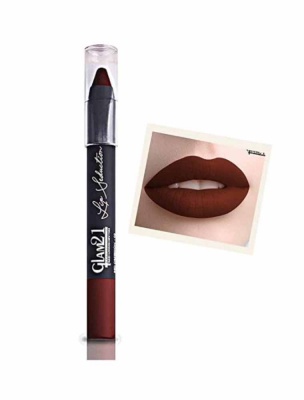 Glam21 Lip Crayon Matte Waterproof Lipstick (Silky Brown 09)
