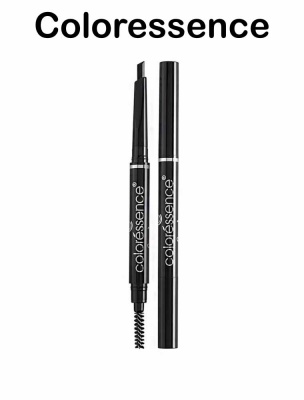 Coloressence Eyebrow Pencil 2 IN 1 black